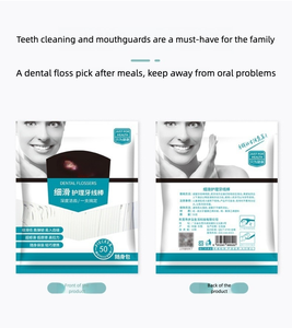 Bán buôn chỉnh hình răng nha khoa <span class=keywords><strong>flossers</strong></span> 50 cái kẽ răng bàn chải góc cạnh tăm tùy chỉnh in giá thấp mẫu miễn phí dùng một lần - Product Image 2