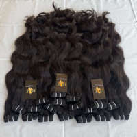 Paquets de cheveux de temple indien bruts non transformés avec fermeture HD Styles lâches de vague profonde et de super vague Cheveux de temple bouclés bruts