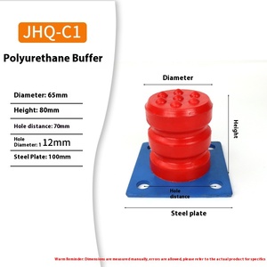 บล็อกยางกันกระแทก/กันชนปลายคาน JHQ-C โพลียูรีเทน สำหรับอะไหล่เครื่องจักรก่อสร้าง - Product Image 6