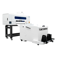 Mesin cetak Transfer Printer Dtf kepala A2 Roll ke Roll presisi tinggi 42cm dengan Xp600 I1600 ganda mesin cetak Transfer Printer Dtf