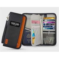 Portefeuille en cuir PU personnalisé pour passeport, porte-monnaie, étui fin, porte-cartes, porte-billets, porte-cartes d'identité, portefeuilles en cuir pour hommes et femmes, cadeaux