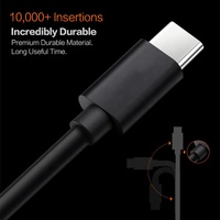 Câble USB C CE ROHS 15W Type C USB 2.0 3.0 Synchronisation de Données Charge Rapide 0.3M 0.5M 1M 1.5M 2M