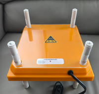 Plaque chauffante pour poussins avec couvercle anti-poussière, chauffage économe en énergie pour volailles, équipement de réchauffement pour poussins, facile à nettoyer