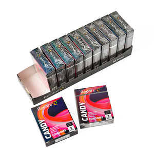 Préservatifs Recare CANDY Delay 3 pièces/boîte Latex naturel <span class=keywords><strong>Longue</strong></span> <span class=keywords><strong>durée</strong></span> OEM - Product Image 2