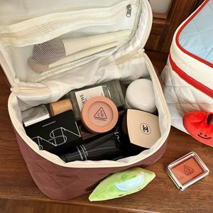 Cute Quilted Cosmetic <b>Bag</b> with 3D Cartoon Decor Portable Zipper <b>Makeup</b> Organizer with Handle for Travel OEM Supported - Product Image 3