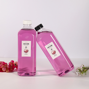 Grosir Botol Air Susu Kendi Plastik Kapasitas Besar dengan Pegangan 1000Ml Kendi Air Jus Perjalanan Susu Plastik