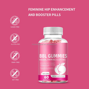 Gommes naturelles d'amélioration du butin pour adultes Alternative BBL pour la fermeté des courbes 60 suppléments d'extrait de plantes végétaliennes Énergie - Product Image 5