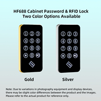 Cerradura de Doble Modo HF688SDN con Contraseña y Desbloqueo por Inducción RFID de Alta Seguridad para Casilleros Públicos, Cajones, Muebles de Spa y Armarios