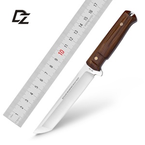 Couteau de Chef Multifonctionnel Personnalisable pour Cuisine DIY, Support OEM/ODM, Manche en Bois, Lame en Acier Inoxydable et Acier Martensitique - Product Image 1