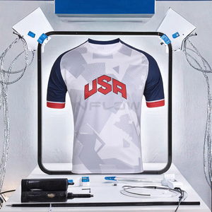 ชุดฝึกซ้อมฟุตบอลคอกลมแขนสั้นคุณภาพสูง ป้องกันแบคทีเรีย ผลิตจากโพลีเอสเตอร์ สามารถปรับแต่งได้ตามต้องการ - Product Image 3