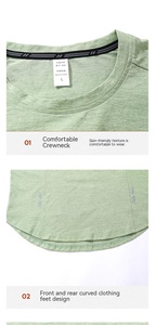 Camiseta deportiva de manga larga para hombre reflectante de secado rápido personalizada, camiseta de manga larga de gimnasio para hombre, camiseta de manga larga de gimnasio para entrenamiento y Yoga - Product Image 5