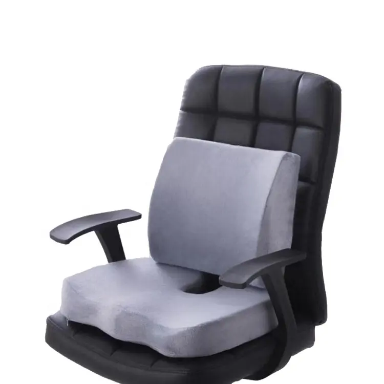 Car office chair adult lumbar support memory foam seat back cushion