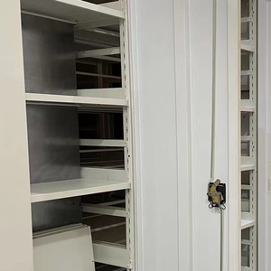 أرفف أرشفة متنقلة عالية الكثافة أنظمة تخزين رفوف متنقلة على قضبان رفوف متحركة أرفف دوارة لأرشيفات المكتبات - Product Image 5