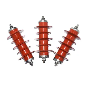 Absorbs transient and lightning overvoltage surge arrester 9kv 24kv 10ka henan suppliers