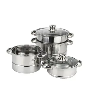 En acier inoxydable couscoussier ensemble HC-02014 - Product Image 1