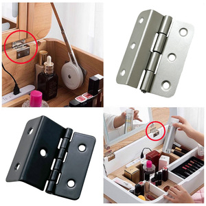 บานพับเฟอร์นิเจอร์แบบติดตั้งบนพื้นผิวเหล็ก ดีไซน์เรียบง่าย ทนทาน สำหรับการเชื่อมต่อประตูตู้และโครง - Product Image 4