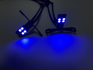 RGBW LED Devil Eye for 3.0inch Car Headlight Projector <strong>Lens</strong> New Flow Color Chasing Light