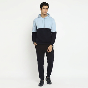 Basics OEM Custom Wholesale Embroidery Thick 400 Gsm Zipper 100% Cotton Drop Shoulder Heavy <b>Weighted</b> <b>Blank</b> Hoodie Sweatshirt for - Product Image 1