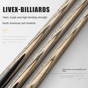 Bâton de queue de <span class=keywords><strong>billard</strong></span> en bois de frêne avec petite pointe accessoire de <span class=keywords><strong>billard</strong></span> chinois Joint en acier inoxydable modèle ZS01 bâton de <span class=keywords><strong>billard</strong></span> de piscine - Product Image 4