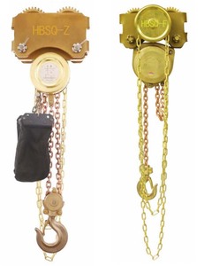 رافعة سلسلة غير مولدة للشرر بسعة 2 طن، معتمدة من HBSQ وBAM وATEX - Product Image 1