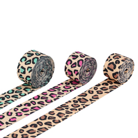 Sangles de sac à sangle à motif d'impression léopard Nouveaux accessoires de vêtement personnalisés multicolores écologiques durables 1000 mètres