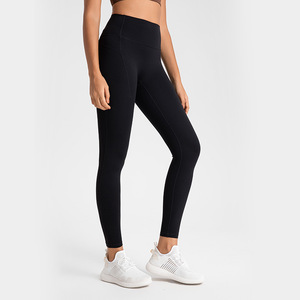 High Waisted Yoga Leggings Tummy Control Hip Lifting Fitness Running Sports Pants Long Tight Fit Autumn Wear - Product Image 3