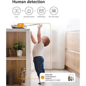 Caméra WiFi Imou Ranger 2C 4MP pour intérieur, surveillance des animaux domestiques, moniteur pour chien, 360 degrés, sécurité domestique, reconnaissance d'animaux par IA, surveillance intelligente - Product Image 2