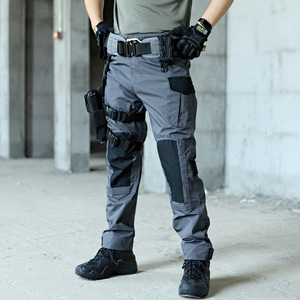 Pantalones Tácticos Cargo para <span class=keywords><strong>Hombre</strong></span>, Pantalones de <span class=keywords><strong>Senderismo</strong></span>, Pantalones de Trabajo, Pantalones Resistentes al Sol para Actividades al Aire Libre - Product Image 3