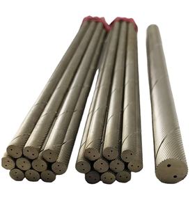 二重穴ヘリカル硬質合金一体型丸棒ブランク - Product Image 2