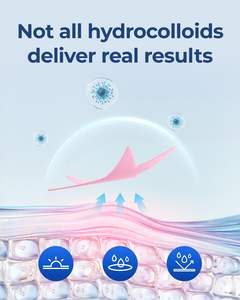 Parches Hidrocoloides para Granos en Forma de Estrella Pentagonal Coloridos, con Diseños Lindos, Impermeables, para el Cuidado de la Piel y Tratamiento de Imperfecciones - Product Image 2