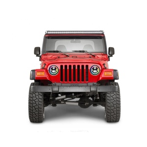 Yeux d'ange 6000K Faisceau Télécommande Bluetooth pour Le <span class=keywords><strong>Cowboy</strong></span> de Jeep de 7 pouces LED RVB Phare - Product Image 6