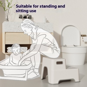 Modern Design Children's Non-Slip Plastic Foot <strong>Stool</strong> Height-Increasing Bath <strong>Stool</strong> <strong>for</strong> <strong>Bathroom</strong> &amp; Toilet Use - Product Image 5