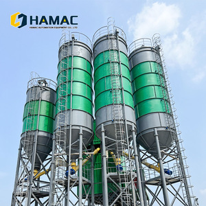 Silo Eléctrico para Cemento en Polvo para Planta Móvil de Concreto con Bomba PLC de Alta Eficiencia, Capacidad de 50t-150t, Diseño Atornillado - Product Image 4