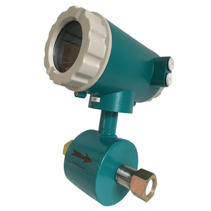 Stainless Steel Electromagnetic Velocity <b>Water</b> <b>Flow</b> <b>Meter</b> Sensor 4-20mA Output LCD Display OEM Support Liquid Integral +/-0.5% - Product Image 2