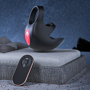 Anello per pene, Massaggiatore testicolare maschile, Anello vibrante per blocco spermatico, Resistente all'acqua, 158g - Product Image 4