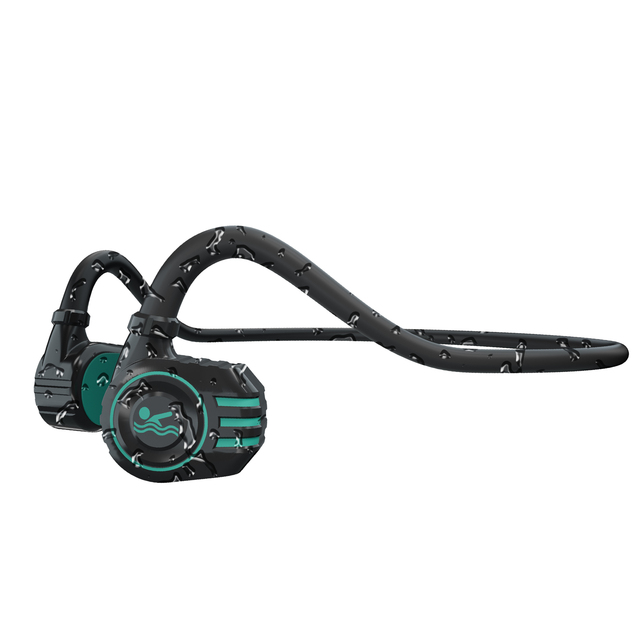 Fashionable Bone Conduction Headphones IP68 & IPX8 Waterproof Swimming Open Ear Wireless Headset Blue Tooth 5.4 HIFI Lossless