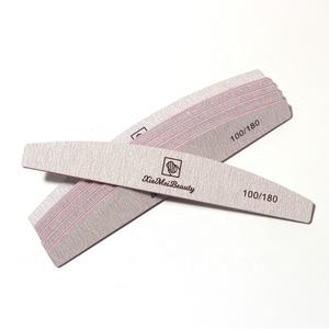 <span class=keywords><strong>Lime</strong></span> à ongles professionnelle 7 pouces, forme demi-lune, diamant, droite, <span class=keywords><strong>banane</strong></span>, ovale, logo personnalisé, outils pour ongles, grain 80/100/120/150/180/240 - Product Image 3