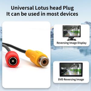 AHD CVBS Camera chiếu hậu với thân cây chuyển đổi Fisheye ống kính đêm đảo ngược 720P Góc rộng trợ lý đậu xe cho <span class=keywords><strong>Skoda</strong></span> - Product Image 2