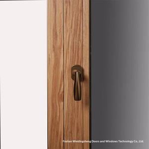 Juego Completo de 75 <span class=keywords><strong>Ventanas</strong></span> Compuestas Aislantes Acústicas de Madera Revestida de Aluminio Estilo Europeo - Product Image 5