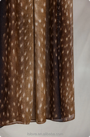 LOLOVE 2026 Nouveauté Tendance : Tissu Respirant en Rayonne Viscose à Imprimé Numérique Motif Léopard des Neiges pour Femmes Musulmanes – Idéal Quatre Saisons au Quotidien