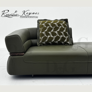 Juego de Sofás Chesterfield de Cuero Genuino Keynes con Relleno de Esponja para Sala de Estar, Apartamento, Vestíbulo de Hotel y Sala de Espera - Product Image 3