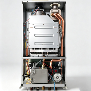 Caldera de <span class=keywords><strong>Gas</strong></span> Mural de Condensación Combinada para Calefacción y Agua Caliente, 40kW 50kW, <span class=keywords><strong>Gas</strong></span> <span class=keywords><strong>Natural</strong></span> GLP para Uso Residencial, Venta al por Mayor de Fábrica - Product Image 5