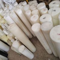 Barre ronde en polyamide 66 (PA6) hautement personnalisable, diamètre 5mm-400mm, moulage 3-400mm, tige/barre en nylon naturel
