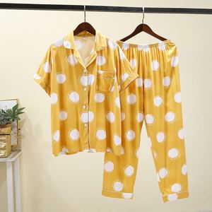 Spedizione Rapida, Pigiami <span class=keywords><strong>a</strong></span> <span class=keywords><strong>Quadri</strong></span> per Uomo e Donna, Set 2 Pezzi Online, 100% Cotone Morbido, Abbigliamento da Notte - Product Image 2