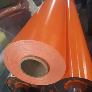 Factory Supply Embossed Printing Heavt Duty Waterproof Lona PVC Tarpaulin Roll Tarps