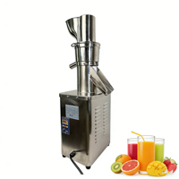 Extracteur de jus industriel automatique à haut rendement en acier inoxydable pour tomates, pommes, oranges, gingembre, céleri, carottes