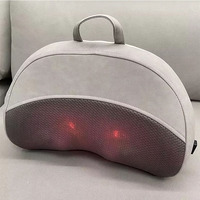 LEMESY Nouveau Design Coussin de Massage Électrique Chauffant Shiatsu pour le Dos, le Cou et les Épaules