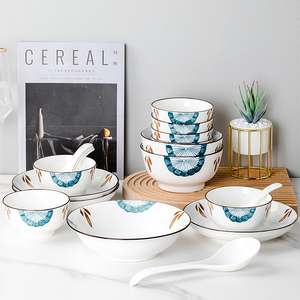 <span class=keywords><strong>Vaisselle</strong></span> en céramique, plats et bols pour la <span class=keywords><strong>maison</strong></span> japonaise, vente en gros, produits créatifs, en filet rouge, service de table créatif, idée cadeaux, 4 pièces - Product Image 4