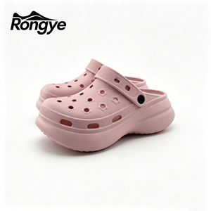 Zuecos de Plataforma EVA para Mujer <span class=keywords><strong>con</strong></span> Adornos Decorativos, Ligeros, Antideslizantes, Transpirables, Calzado Casual Fácil de Poner - Product Image 3