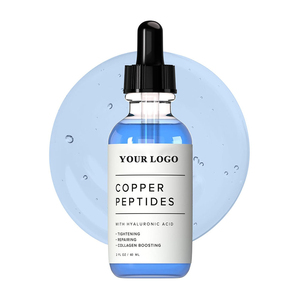 Suero Personalizado de 30 ml con Péptidos de Cobre <span class=keywords><strong>Azul</strong></span>, Hialuronato de Sodio, GHK-Cu, 12 Péptidos, Antienvejecimiento y Reafirmante |   Fabricante ODM Privado - Product Image 1